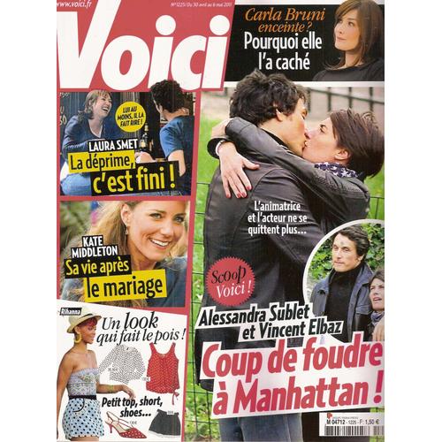 Voici 01225 Alessandra Sublet & Vincent Elbaz, Carla Bruni, Laura Smet, Kate Middleton