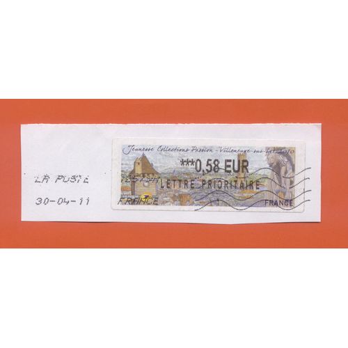 Timbre Oblitéré Used Stamp Selo Carimbado Vignette Jeunesse Collections Passion Villeneuve Sur Lot 0,58 Eur 2010