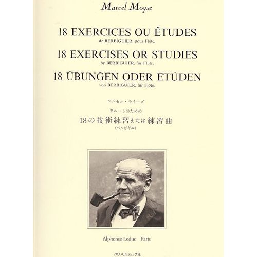 18 Exercices Ou Etudes De Berbiguier Flûte