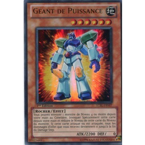 Yu-Gi-Oh ! Géant De Puissance Stbl-Fr007 Ultra Rare