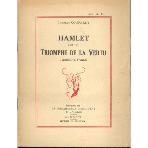 Hamlet Ou Le Triomphe De La Vertu - Tragédie-Farce