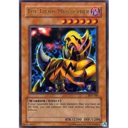 Yu Gi Oh - The Fiend Megacyber - Psv-100 - Ultra Rare