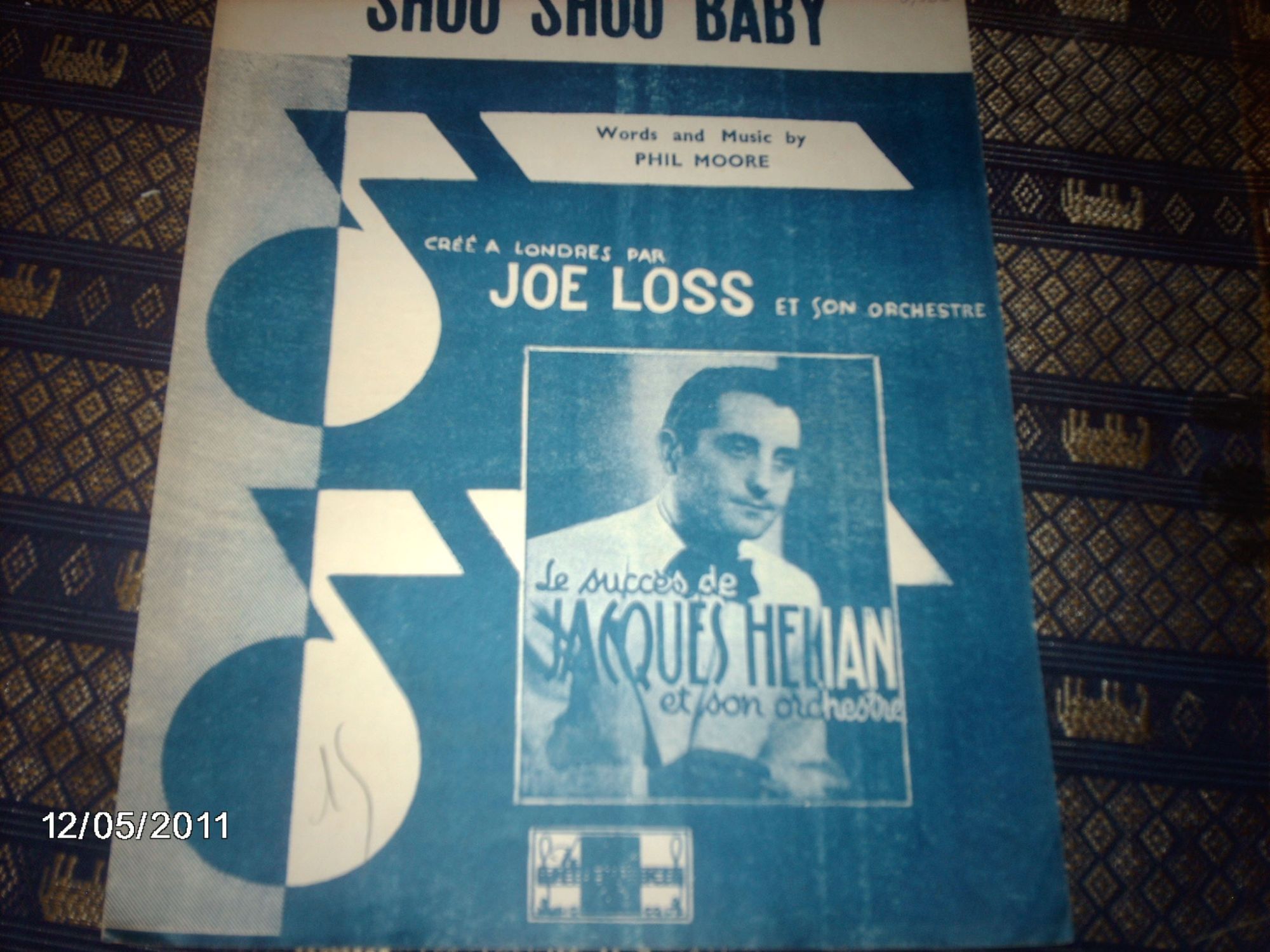 Partition De1945 De Jacques Helian(Shoo Shoo Baby)