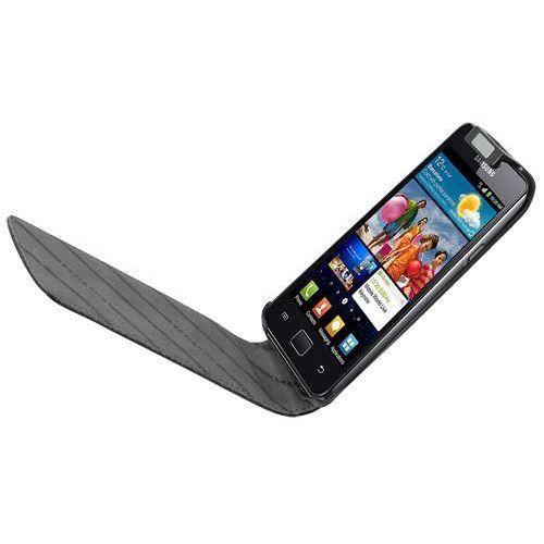 Housse Portefeuille Cuir Noir Pour Samsung Galaxy S 2 I9100
