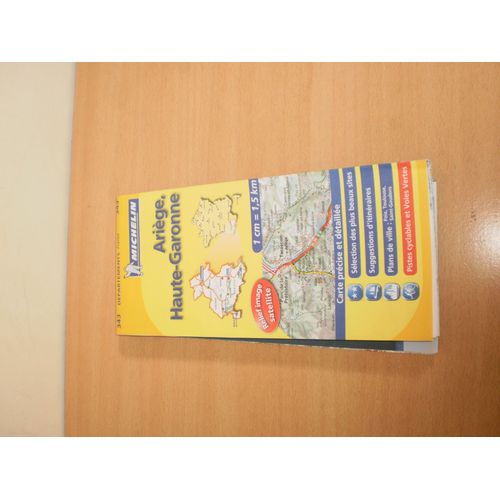 Carte Routière Ariege-Haute-Garonne     N°343