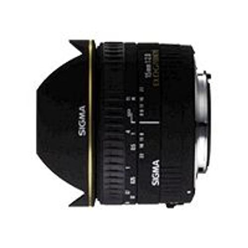 Objectif Sigma EX - Fonction Fisheye - 15 mm - f/2.8 DG - Nikon F