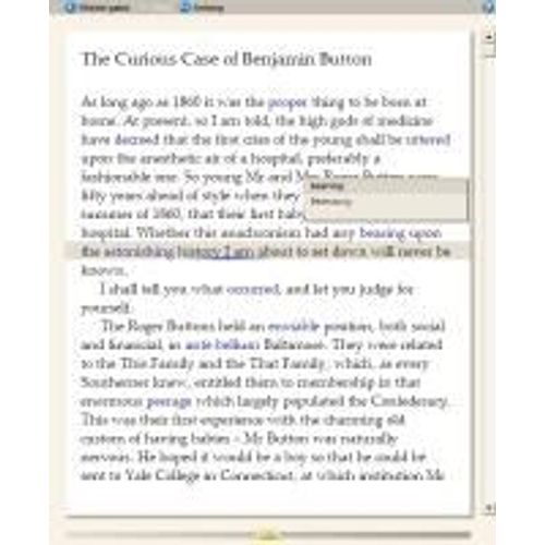 Fitzgerald, F: Curious Case Of Benjamin Button