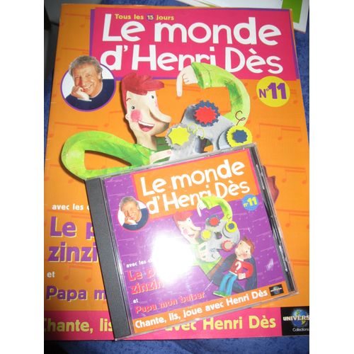 Le Monde D'henri Dès  N° 11 : Le Petit Zinzin Et Papa Mon Baiser