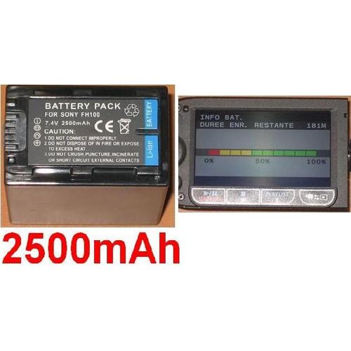 Batterie pour SONY HDR-CX7K/E