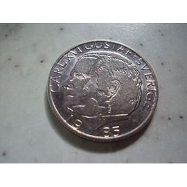 Suède...Pièce De 1 Couronne 1kr Sverige 1985.Carl X V I Gustaf.