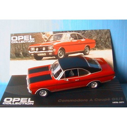 Opel Commodore A Coupe Gse 1970 Ixo 1/43 Altaya Rouge-Ixo