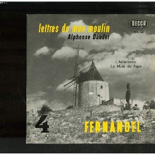 Disque Vinyle 33t Petit Format / Vol4 Lettres De Mon Moulin / Alphonse Daudet / L'arlesienne / La Mule Du Pape