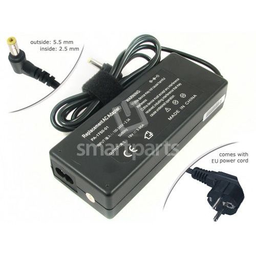 Ac Adaptateur Secteur Chargeur D'ordinateur Pc Portable Pour Toshiba Satellite L350-212 L350-21q L350-21t L350-235 L350-24r L350-264 L350-277 L350d-12m L350d-131 L40-18z