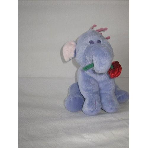 Peluche Elephant Efelan Lumpy Winnie Violet Assis 17cm