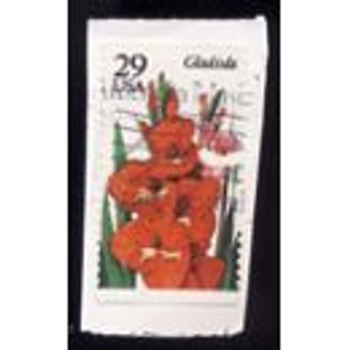 Timbre U S A, Gladiola, 29 Cents, Oblitéré