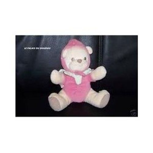 Doudou Ours Fisher Price Nature Bearries Fraise Grand