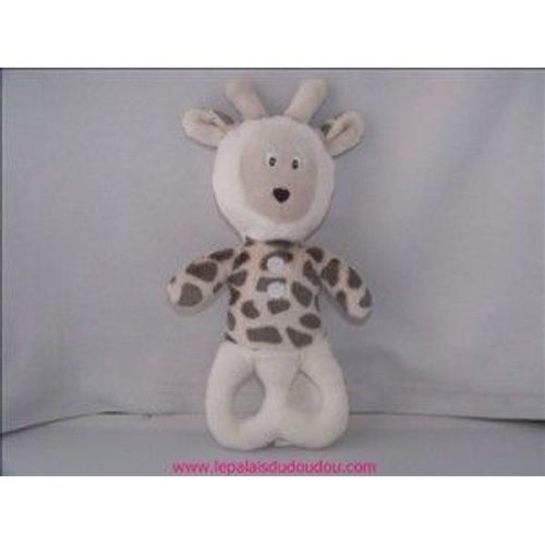 Doudou Peluche Girafe Obaibi Okaidi Hochet