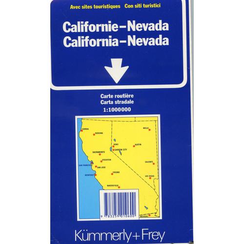 Californie - Nevada - Cart'index, 1/1 000 000