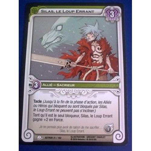 Wakfu Tcg - Silas, Le Loup Errant - 31/162 - Astrub