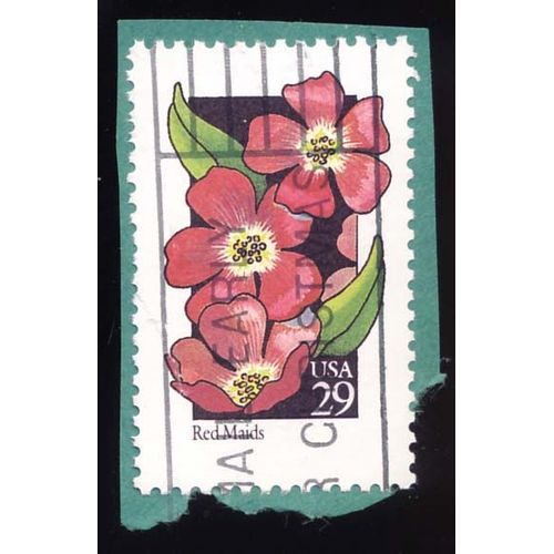 Timbre U S A, Red Maids, 29 Cents, Oblitéré