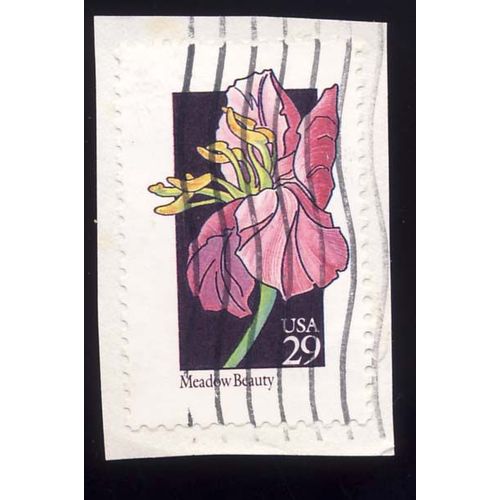 Timbre U S A, Meadow Beauty, 29 Cents, Oblitéré