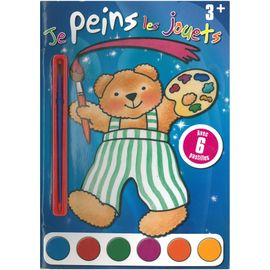 Je Peins Les Jouets - Avec Pinceau Et 6 Pastilles De Peinture