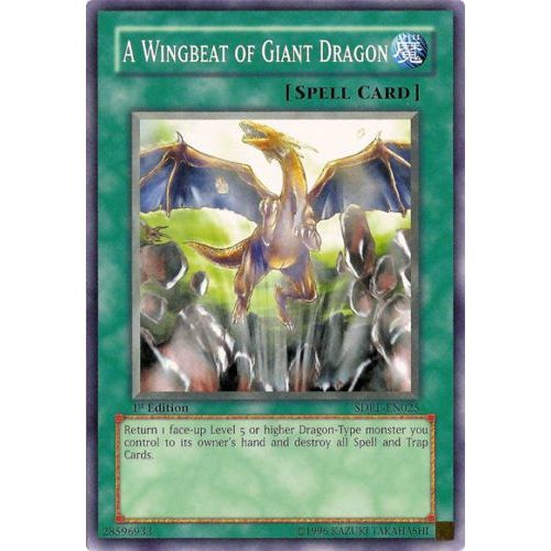 Yu Gi Oh - A Wingbeat Of Giant Dragon - Lod-044 - Commune - Anglais - Legacy Of Darkness