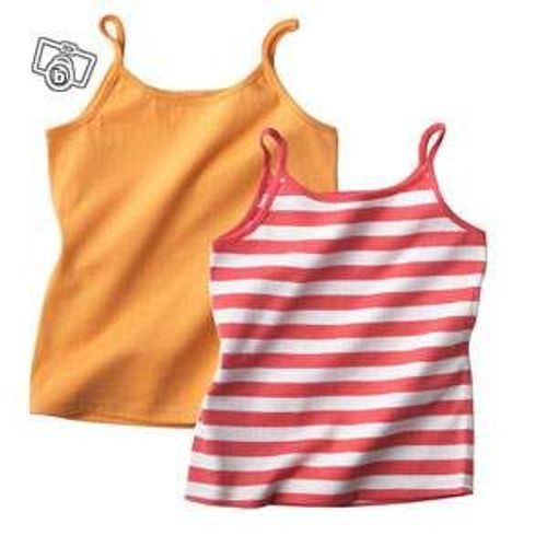 Lot 2 Débardeurs La Redoute Création Neuf Taille 4 Ans