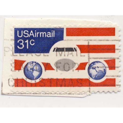 Timbre U S A, Us Airmail, 31 Cents, Oblitéré