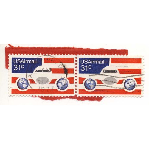Timbre U S A, Us Airmail, 31 Cents, Oblitéré