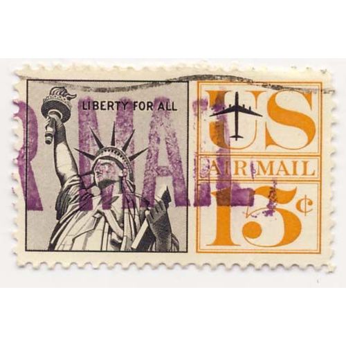 Timbre U S A, Liberty For All, 15 Cents, Oblitéré