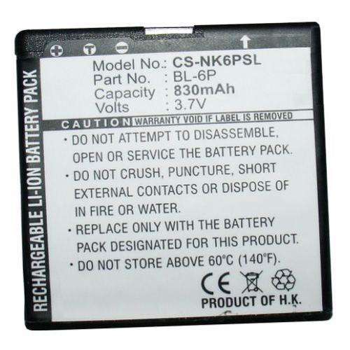 Batterie 830mah Pour Nokia 6500 Classic 7900 Prism