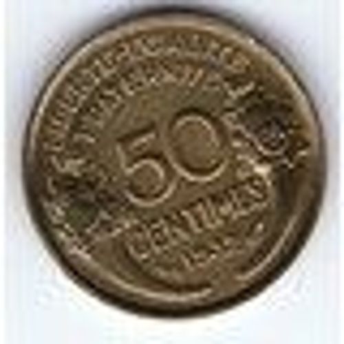 50 Centimes 1932 Be.