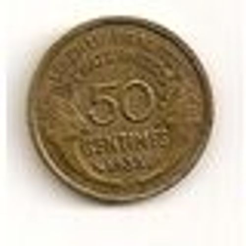 50 Centimes De 1933 Be.