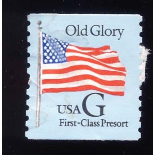 Timbre U S A, Old Glory, First Class Presort, Catégorie G, Pas De Valeur Faciale, Non Oblitéré