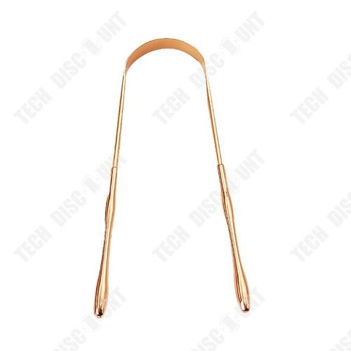 Td® Gratte-Langue En Cuivre Purbouche-Langue En Acier Inoxydableenlever Les Bactériesprotéger L'hygiène Bucco-Dentaireor Rose 