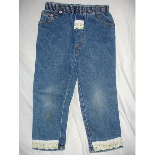 Jean 4/5 Ans Poche Brodée