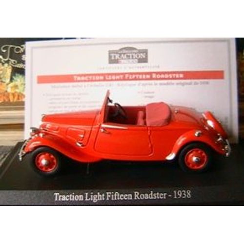 Citroen Traction Light Fifteen Roadster 1938 1/43 Universal Hobbies-Universal Hobbies