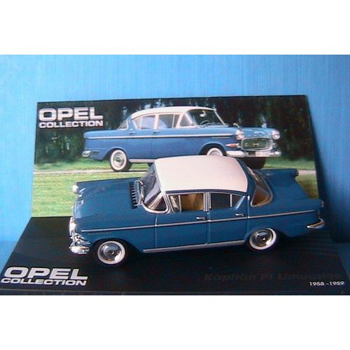 Opel Kapitan P1 Sedan Limousine 1958 1959 Ixo 1/43 Bleu-Ixo