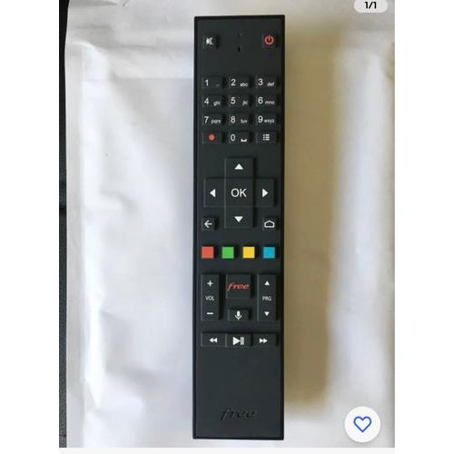 TELECOMMANDE ORIGINALE - MARQUE FREE - FREEBOX MINI 4K - OCCASION - TELEVISION