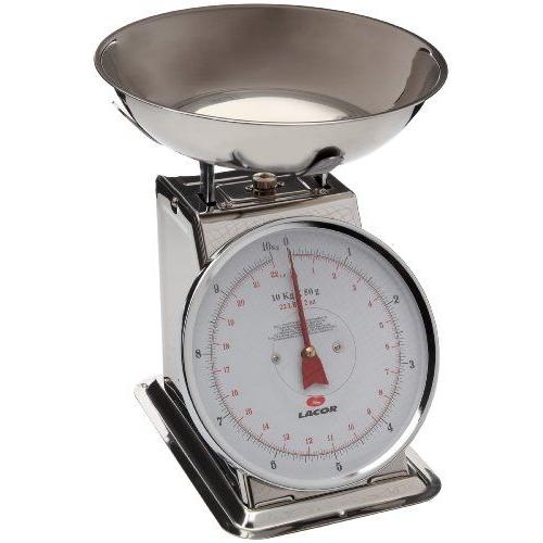 Lacor - 61710 - Balance Mécanique Avec Plateau En Inox - 10 Kg