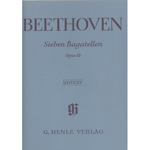 Sieben Bagatellen Opus 33 Klavier