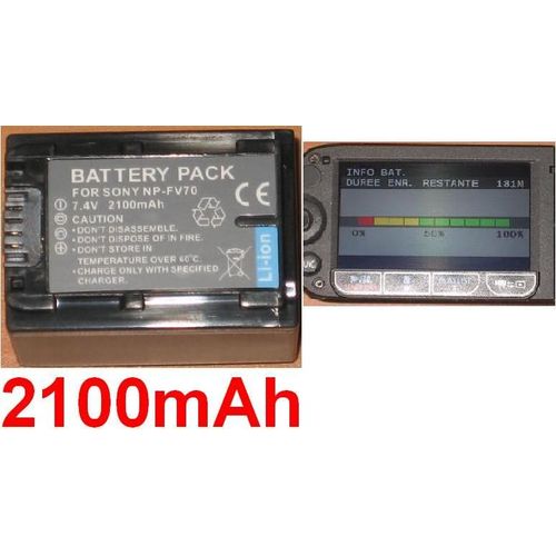 Batterie type SONY NP-FV50