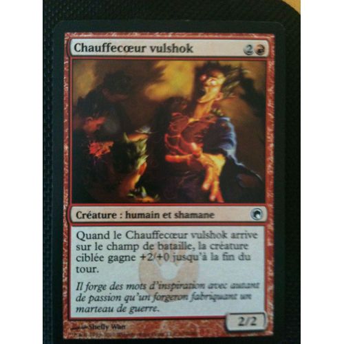 Chauffecoeur Vulshok ( Vulshok Heartstoker ) - Magic Mtg -  Edition : Cicatrices De Mirrodin - C