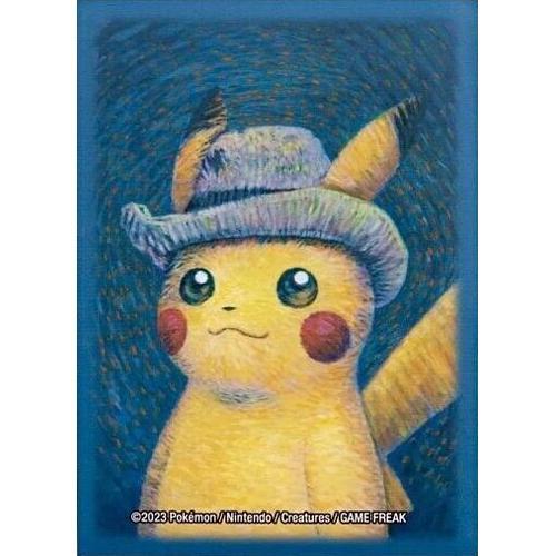 1 Protège-Carte - Pikachu Inspired By Self-Portrait With Grey Felt Hat - Pokemon Center X Van Gogh Museum - 2023