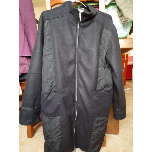 Manteau Noir La Blanche Porte