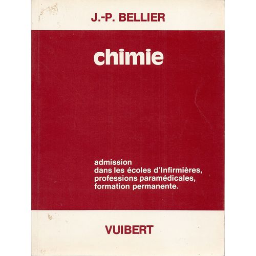 Chimie   de j-p bellier  Format  (Livre)