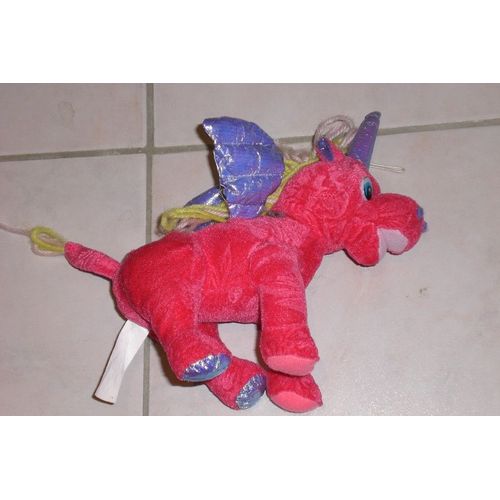Techno Diffusion Licorne Peluche 23 Cm