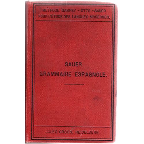 Grammaire Espagnole