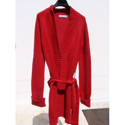 Veste / Manteau "Zara ", Rouge, Très Longue, Taille M
